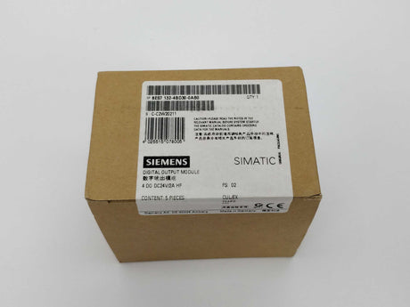 Siemens 6ES7 132-4BD30-0AB0 Digital output module 5 pieces, one box