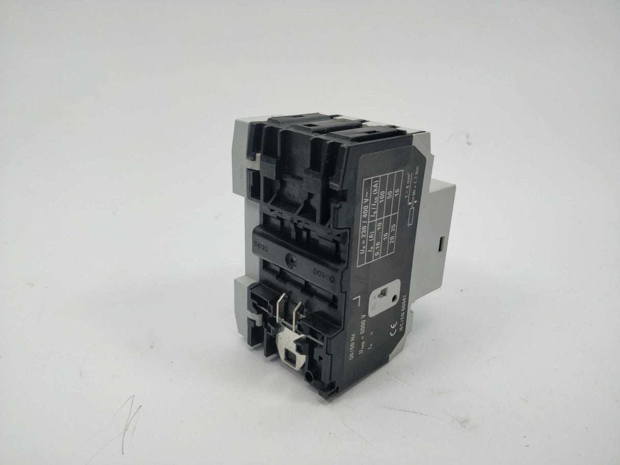 MOELLER PKZM0-25 Circuit Breaker with NHI11-PKZ0