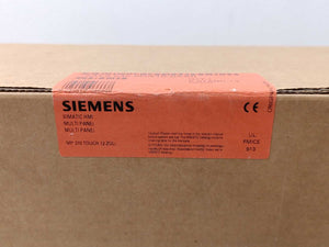 Siemens 6AV6545-0DA10-0AX0 SIMATIC HMI Multi Panel MP 370 12"