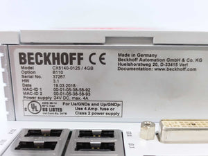 Beckhoff CX5140-0125 CPU Module CX5140 4GB