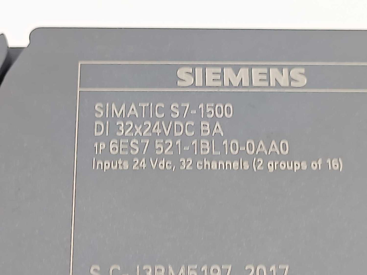 Siemens 6ES7521-1BL10-0AA0 Simatic S7-1500 Digital input module