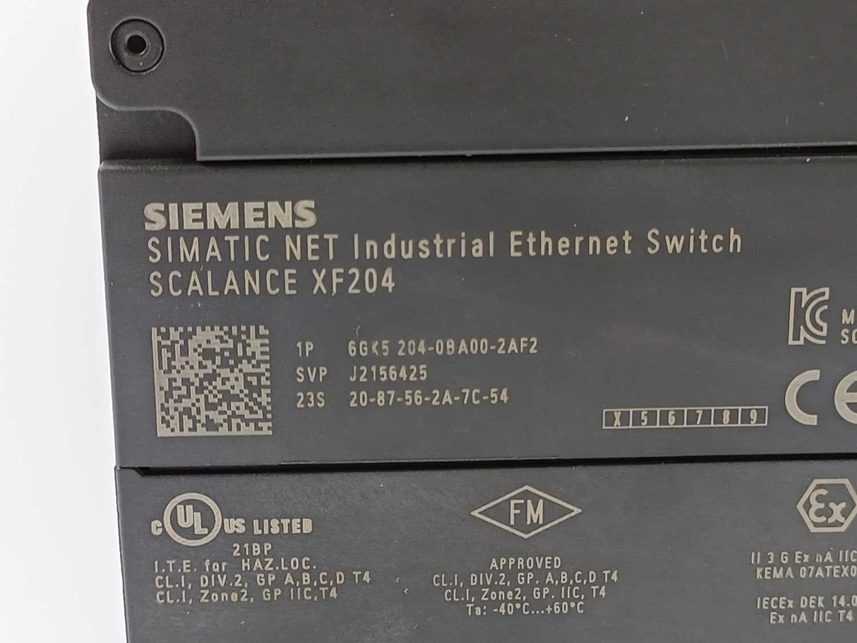 Siemens 6GK5204-0BA00-2AF2 Industrial Ethernet switch