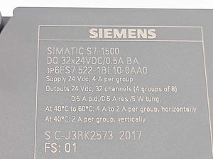 Siemens 6ES7522-1BL10-0AA0 Digital Output Module