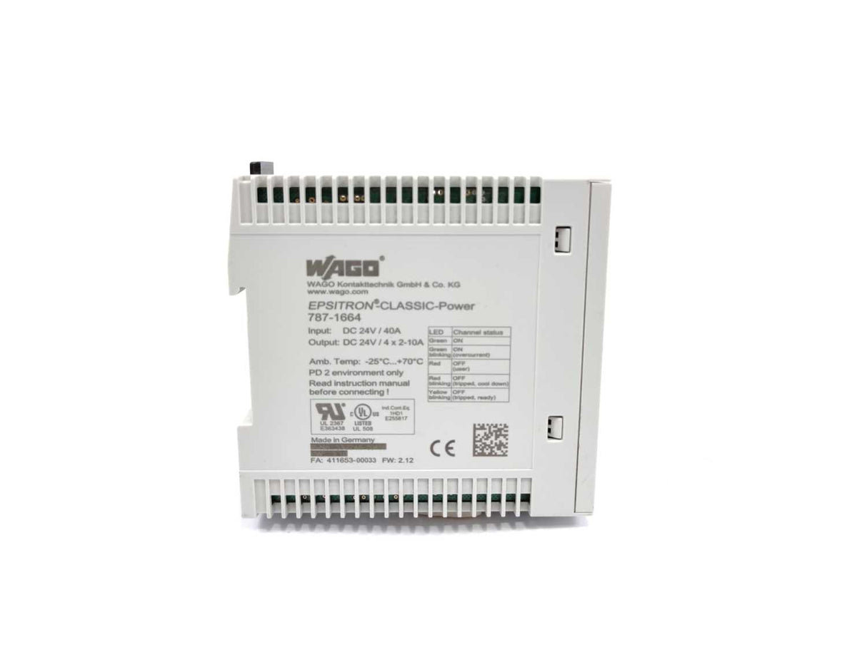 Wago 787-1664 Electronic Circuit Breaker