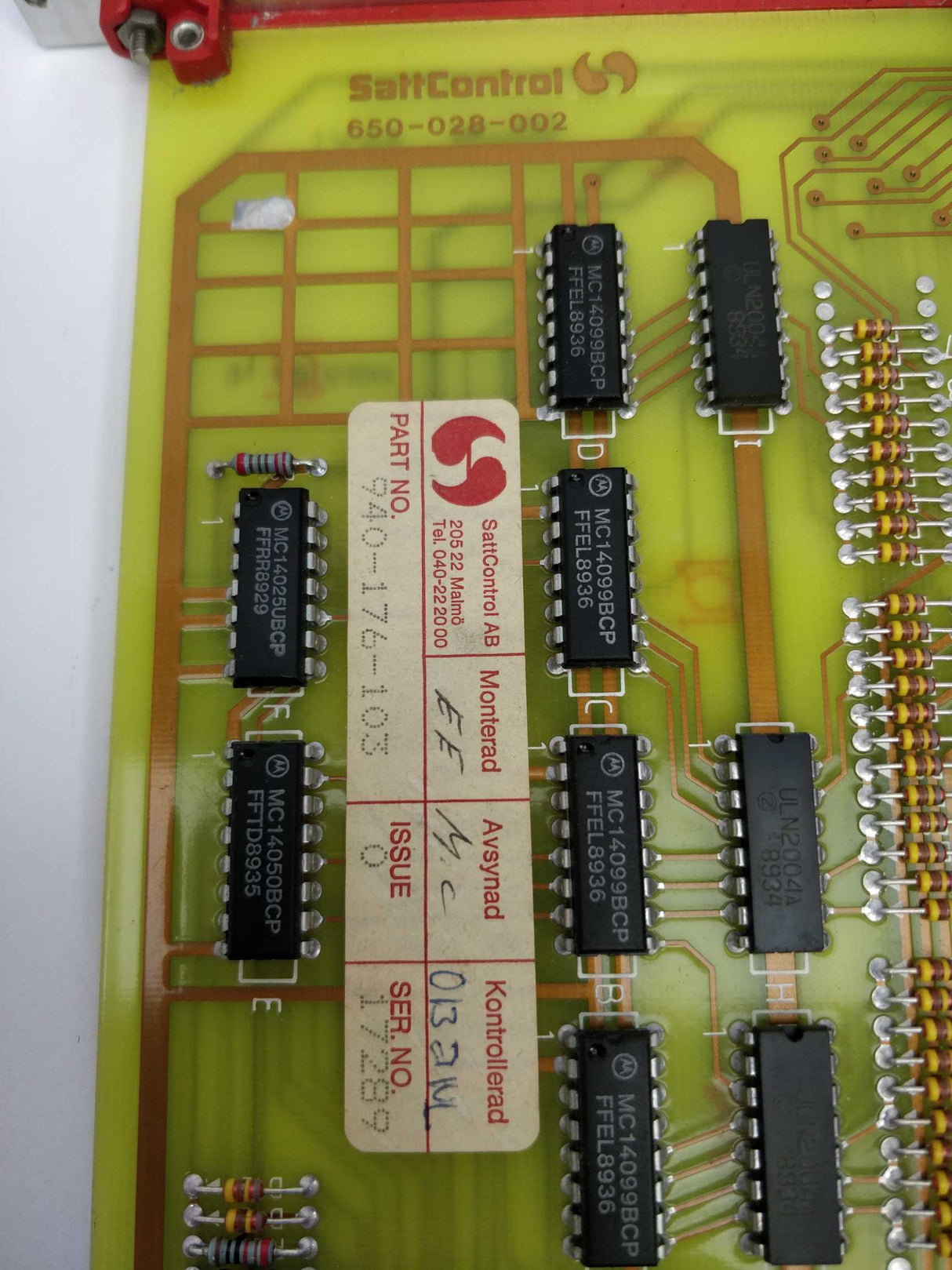 SattControl 940176103 PC board ORG 24V ver:0 Demo 30