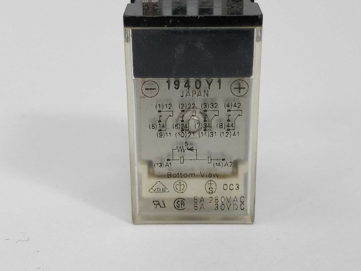 OMRON MY4IN 24VDC 5A Relay 3Pcs