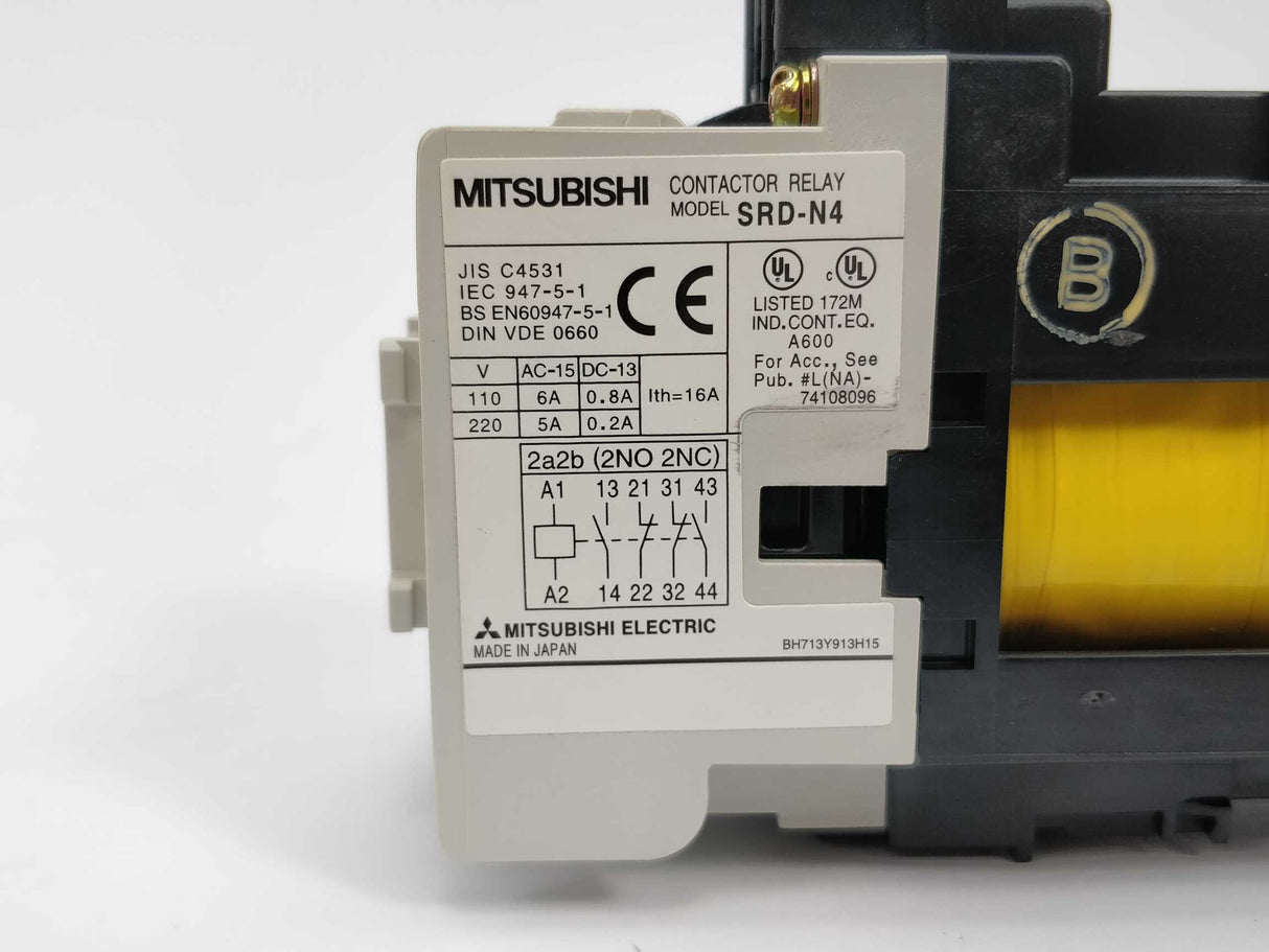 Mitsubishi SRD-N4 Contactor relay DC 24V