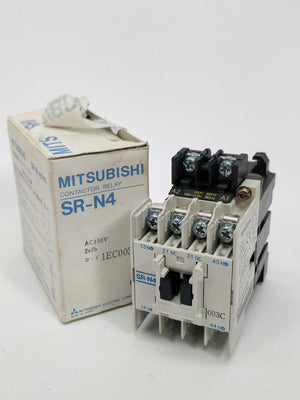 Mitsubishi SR-N4 100-110V Coil Contactor relay