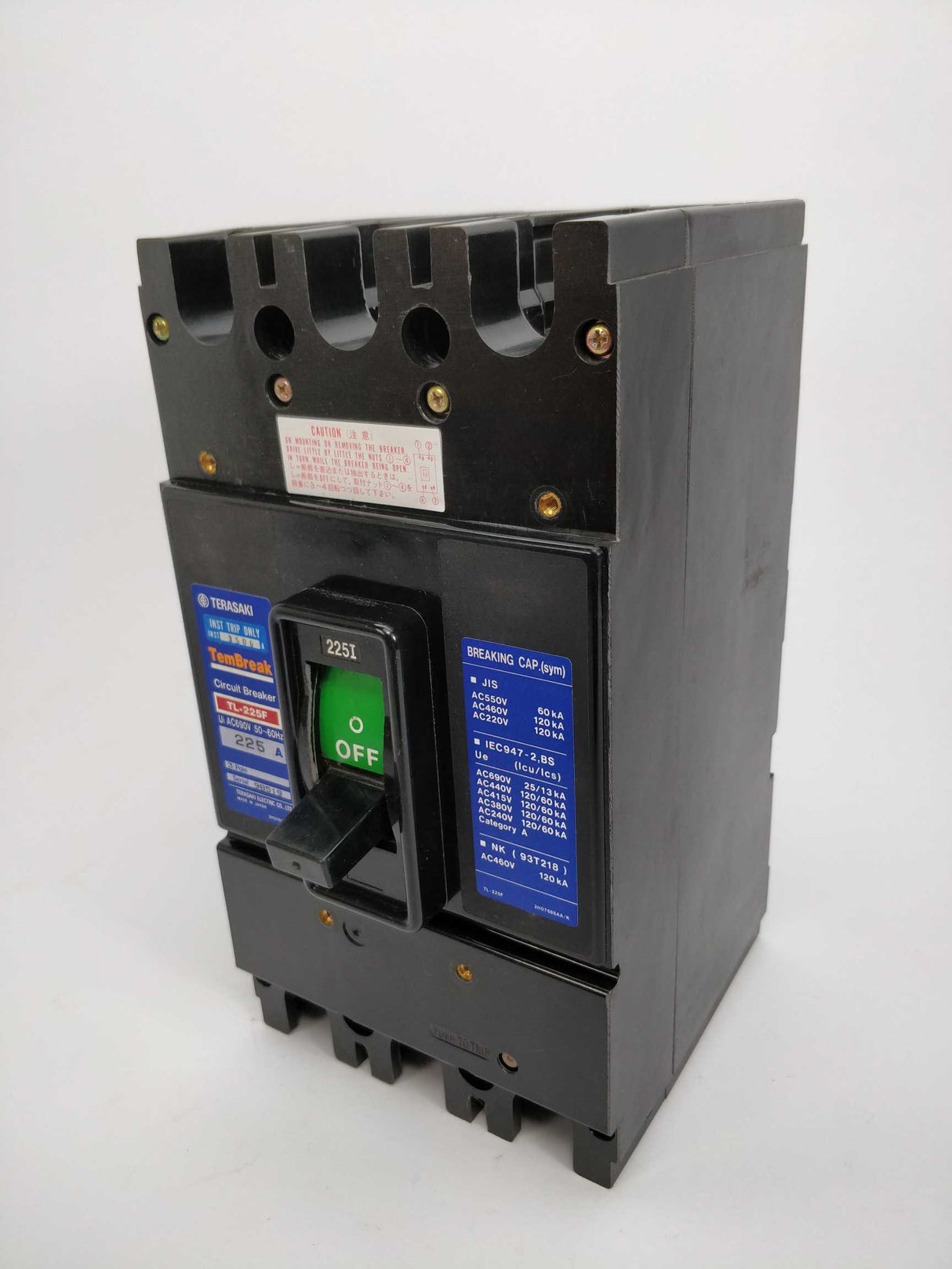 TERASAKI TL-225F TemBreak Circuit Breaker 225A