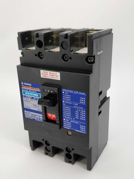 TERASAKI XS100NB TemBreak Circuit Breaker 15A