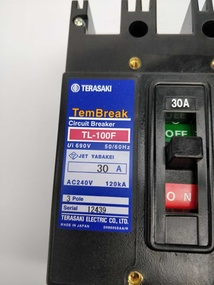 TERASAKI TL-100F TemBreak Circuit Breaker 30A