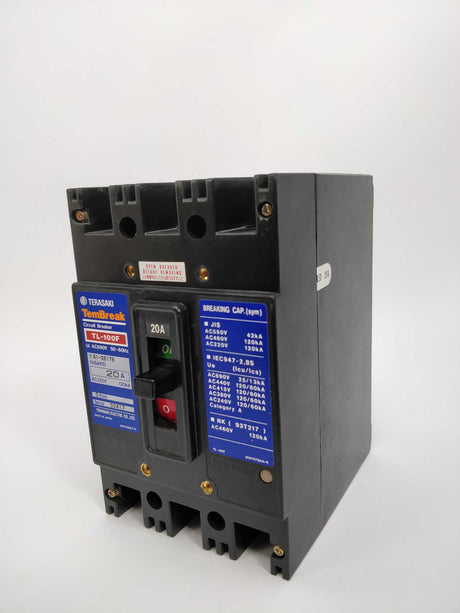 TERASAKI TL-100F TemBreak Circuit Breaker 20A