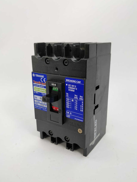 TERASAKI XE100NS TemBreak Circuit Breaker 60A