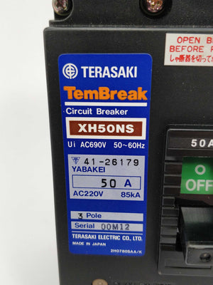 TERASAKI XH50NS TemBreak Circuit Breaker 50A