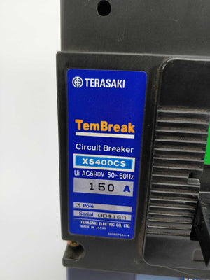 TERASAKI XS400CS TemBreak Circuit Breaker 150A