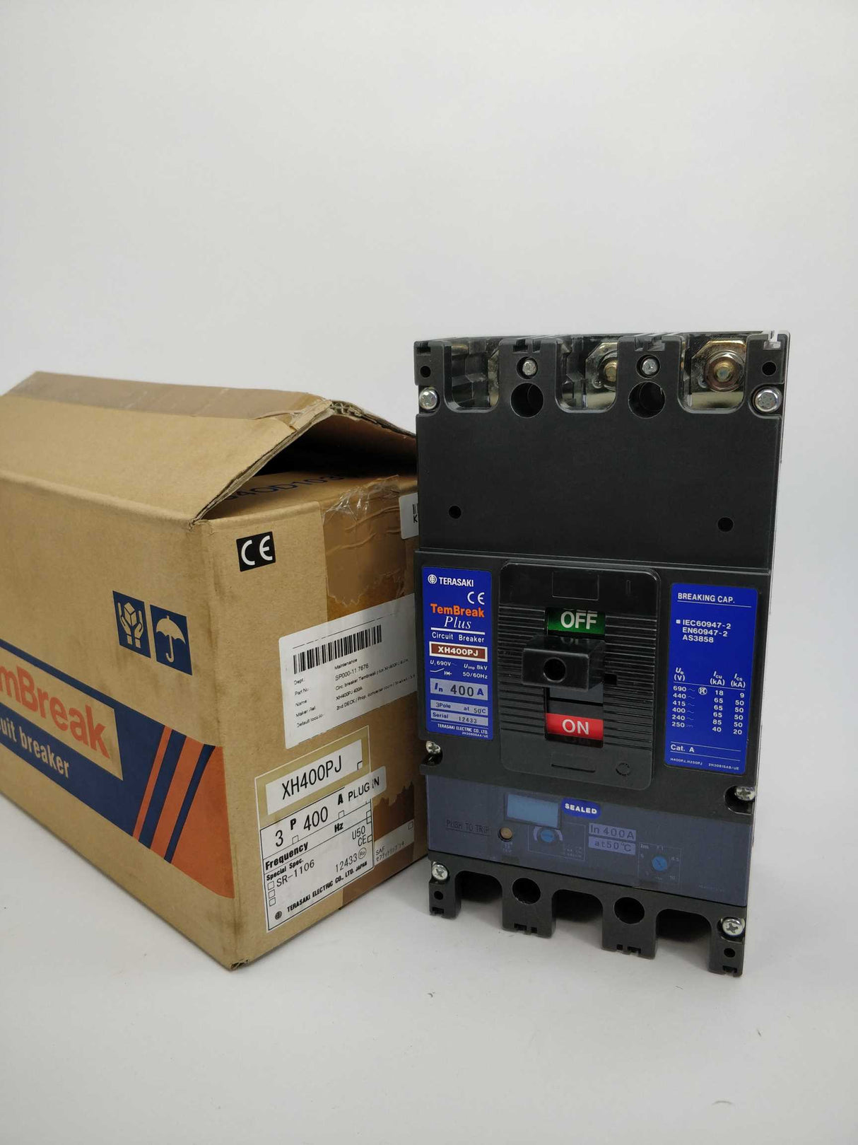 TERASAKI XH400PJ TemBreak Circuit Breaker 400A