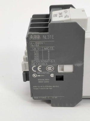 ABB NL31E Relay 1SBH143001R8131