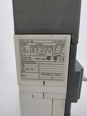 ABB Tmax T2L 160 SACE Tmax Circuit breaker