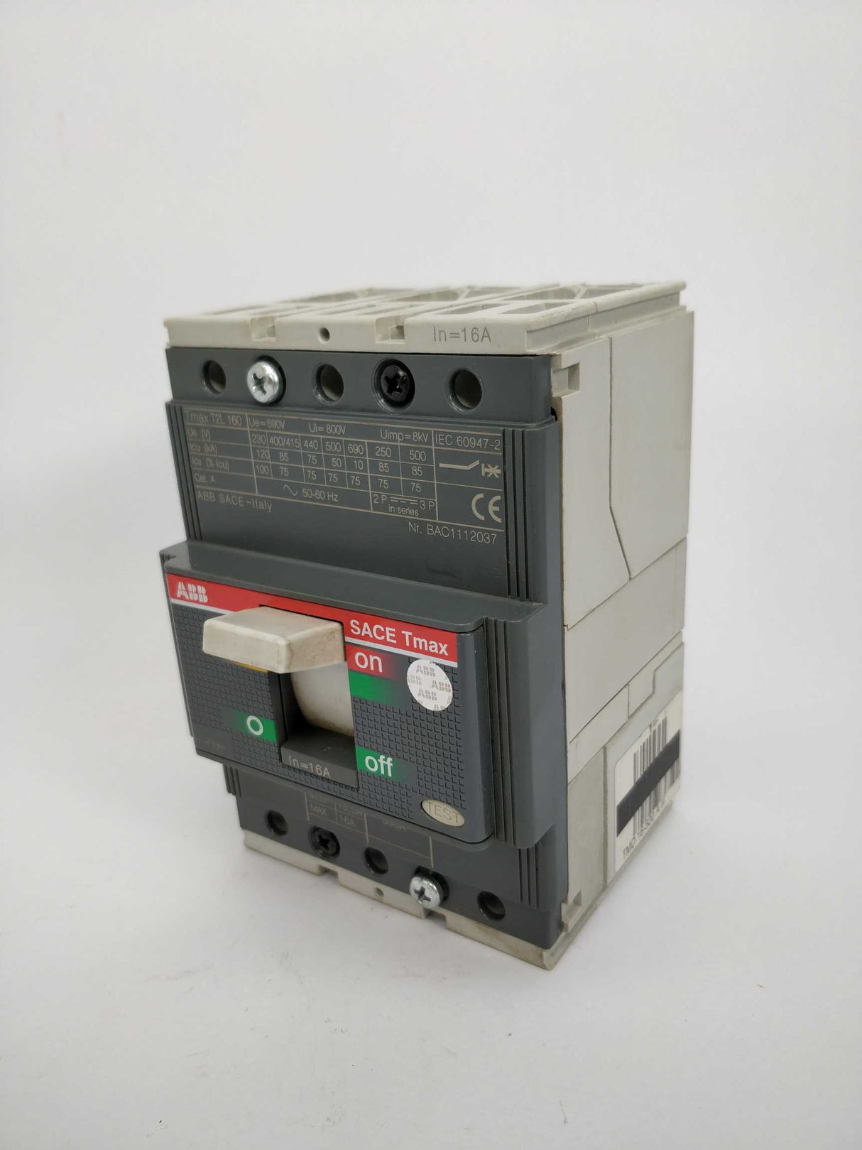 ABB Tmax T2L 160 Circuit breaker