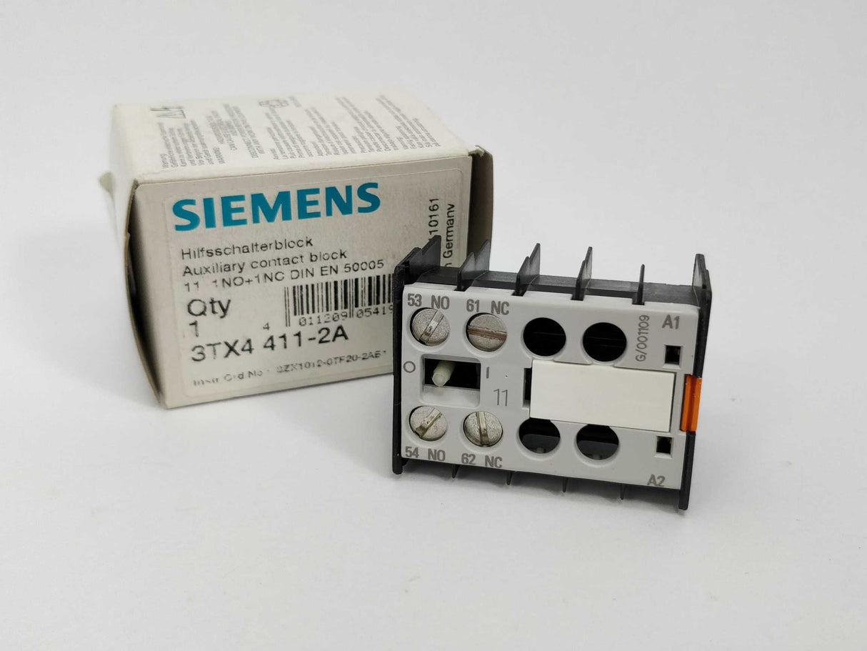 Siemens 3TX4411-2A Auxiliary switch block 1NO+1NC