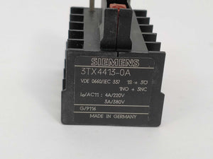 Siemens 3TX4413-0A Auxillary contact block