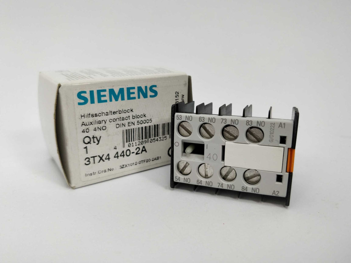 Siemens 3TX4440-2A Auxiliary switch block