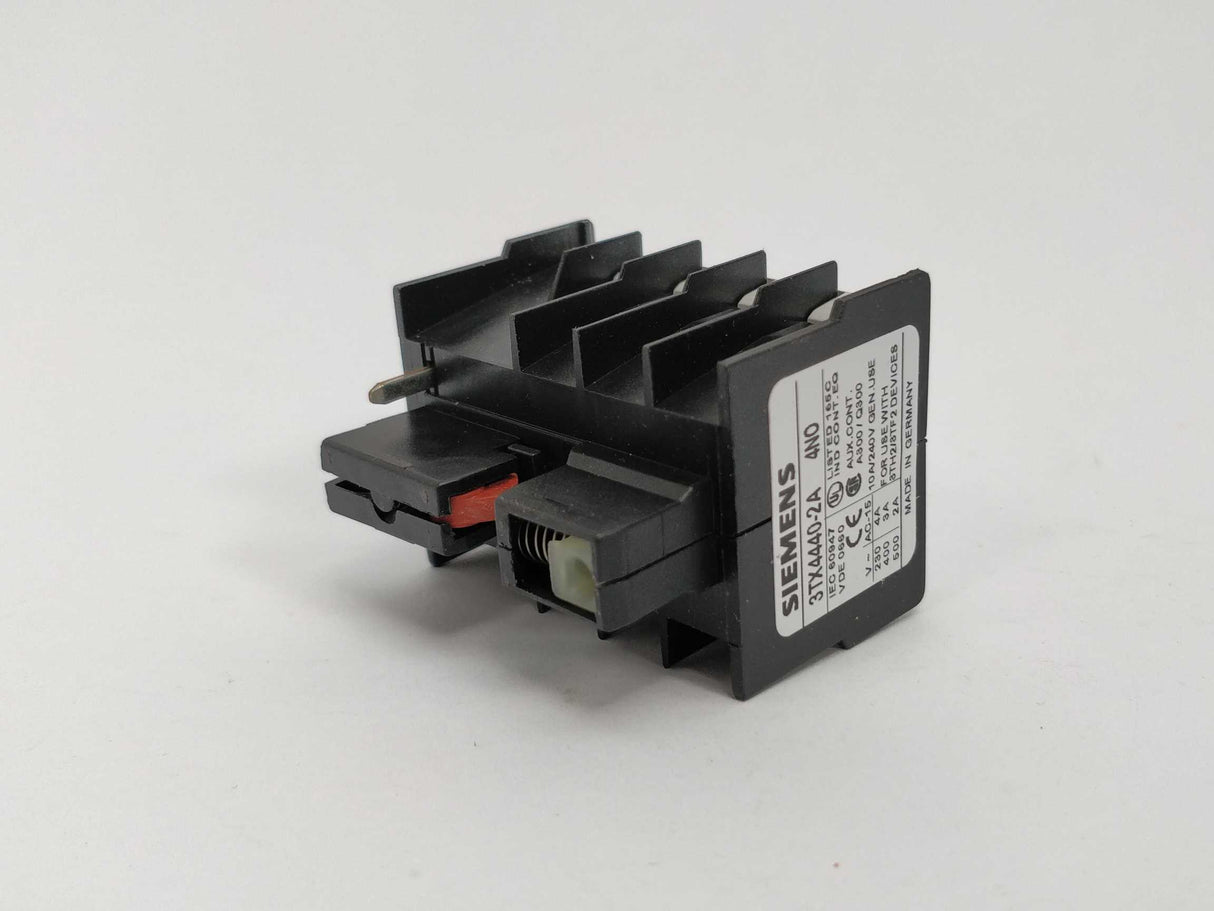 Siemens 3TX4440-2A Auxiliary switch block