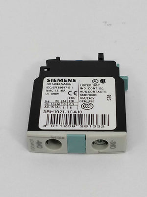 Siemens 3RH1921-1CA10 Auxiliary switch Auxiliary Contactor 9 Pcs