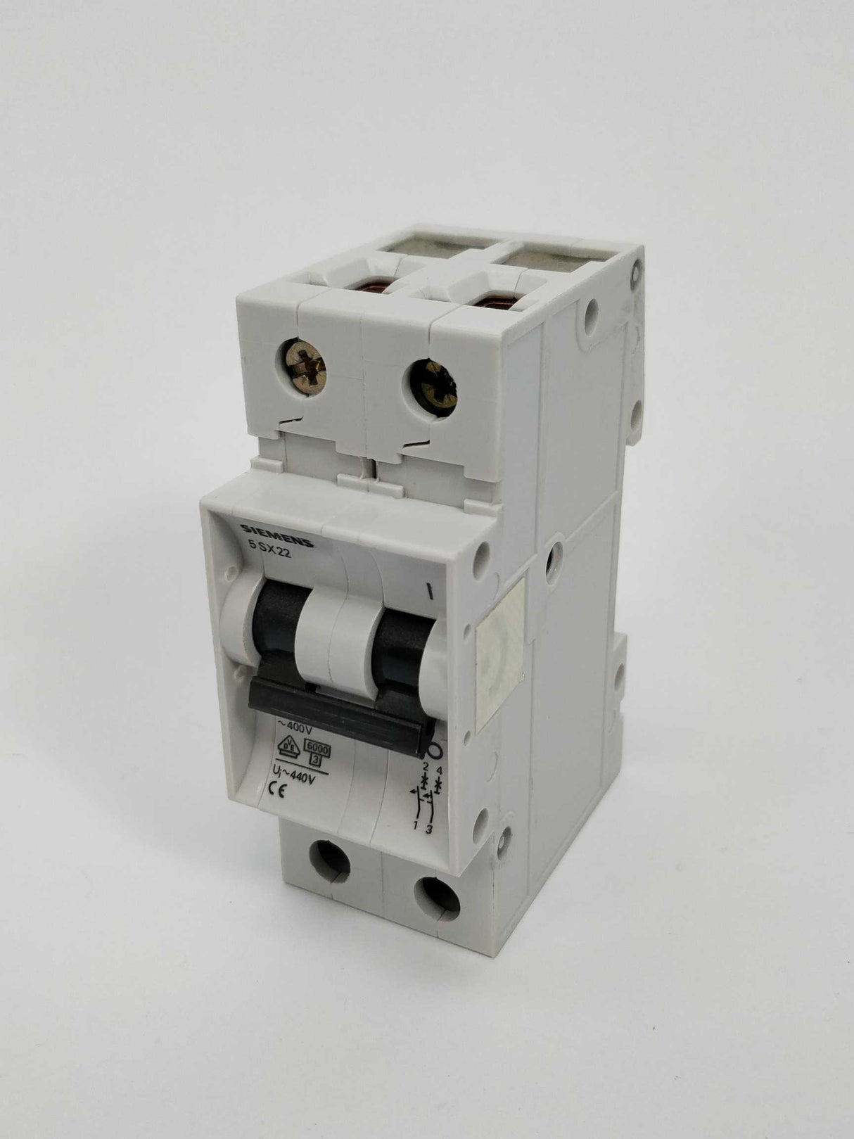 Siemens 5SX2220-7 Circuit breaker 400V, 6KA, 2-POLE, C, 20A