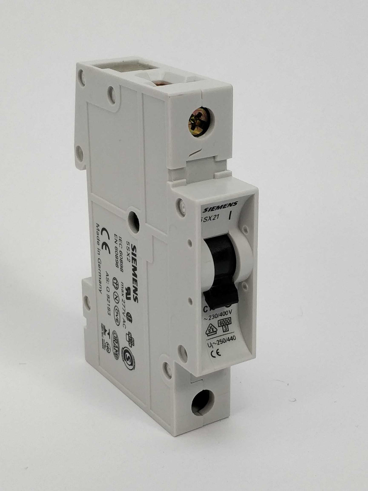 Siemens 5SX2116-7 Circuit breaker 230/400 V, 6kA, 1P, 16A 3Pcs