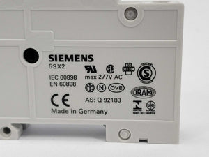 Siemens 5SX2116-7 Circuit breaker 230/400 V, 6kA, 1P, 16A 3Pcs