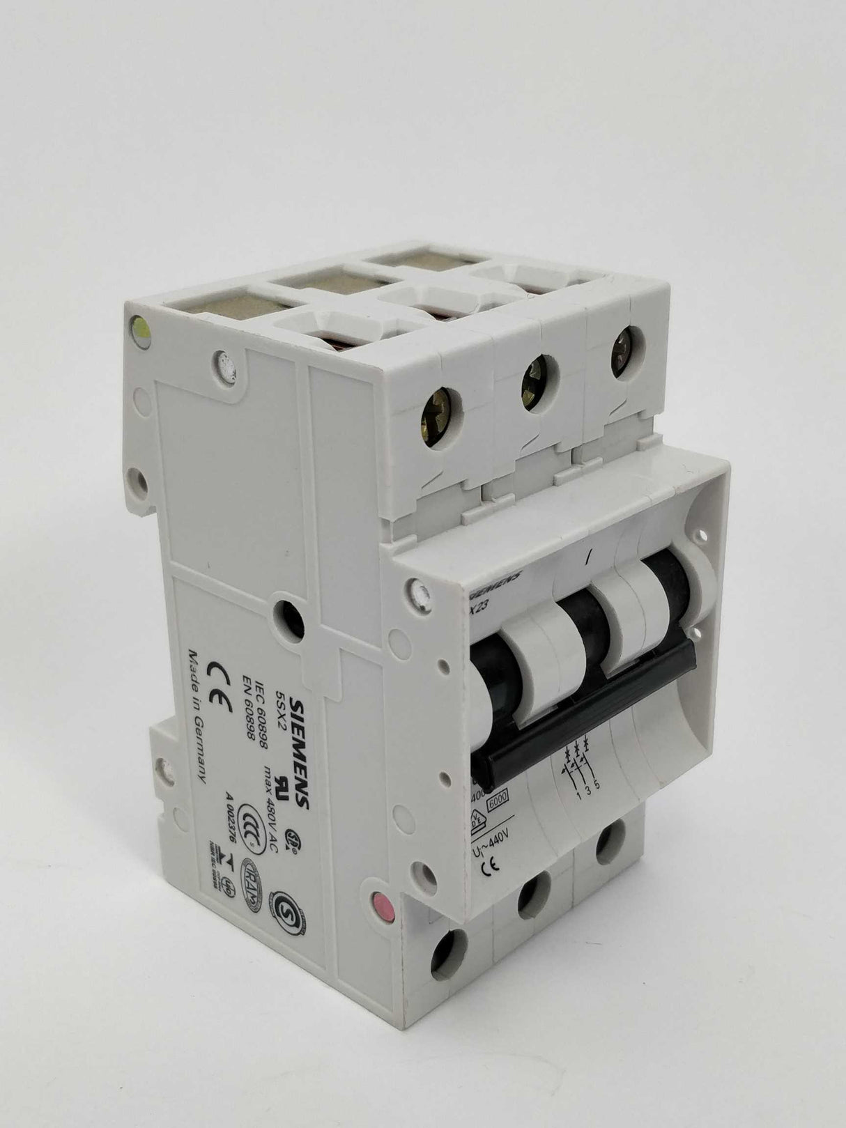 Siemens 5SX2305-8 Circuit breaker 400V, 6KA, 3P, 0.5A