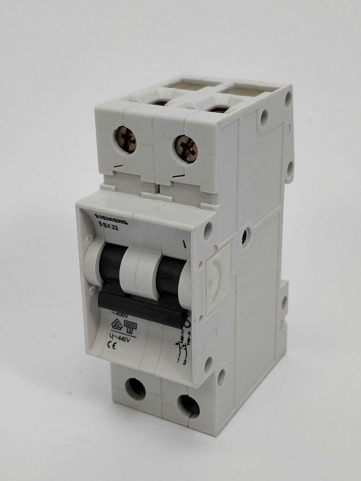 Siemens 5SX2213-7 Circuit breaker T55 400V, 6KA, 2P, 13A