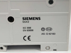 Siemens 5SX2606-7 Circuit breaker  400V, 6KA, 3+N-POLE, 6A