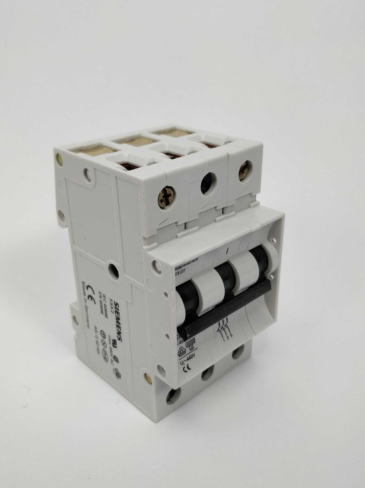 Siemens 5SX2306-7 Circuit breaker 400 V, 6kA, 3P, 6A