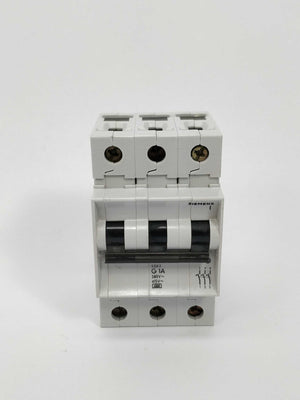 Siemens 5SX2301-7 Circuit breaker T55 400V, 6KA, 3P, 1A