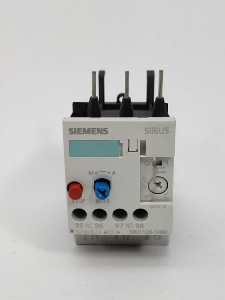 Siemens 3RU1126-1HB0 Overload relay 5.5...8 A