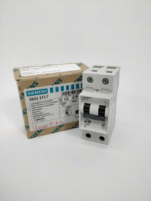 Siemens 5SX2213-7 Circuit breaker T55 400V, 6KA, 2P,13A