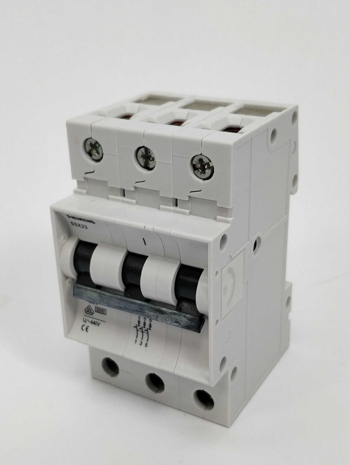 Siemens 5SX2310-8 Circuit breaker T55 400V, 6KA, 3P, 10A