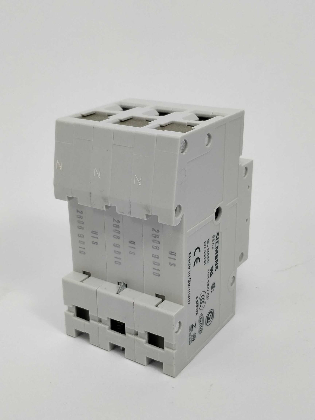 Siemens 5SX2310-8 Circuit breaker T55 400V, 6KA, 3P, 10A