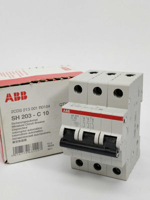 ABB 2CDS213001R0104 SH203-C10 miniature circuit breaker