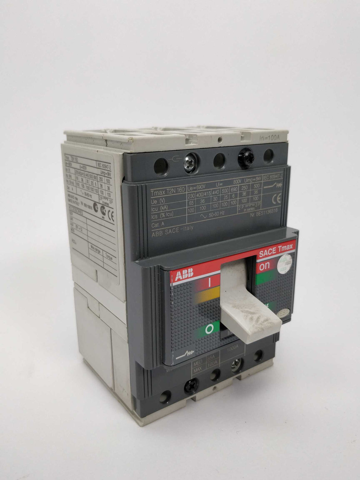 ABB TMD 100-1000A Tmax T2N160 Circuit breaker