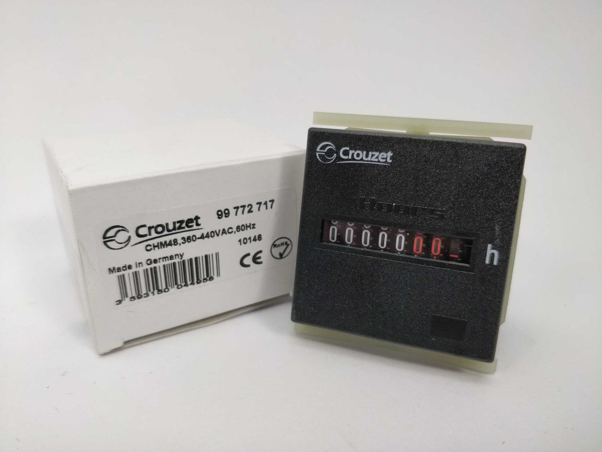 Crouzet 99772717 CHM48 360-440VAC 60Hz Hour counter