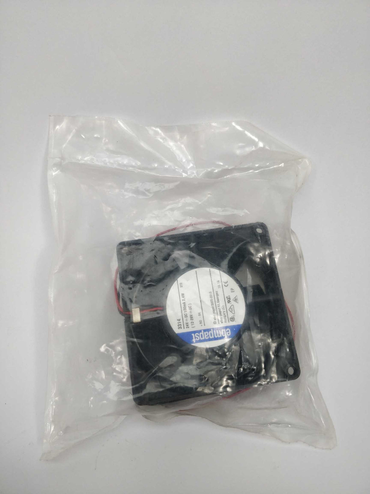 Ebmpapst 3314 Axial fan 24VDC 100mA 2.4W