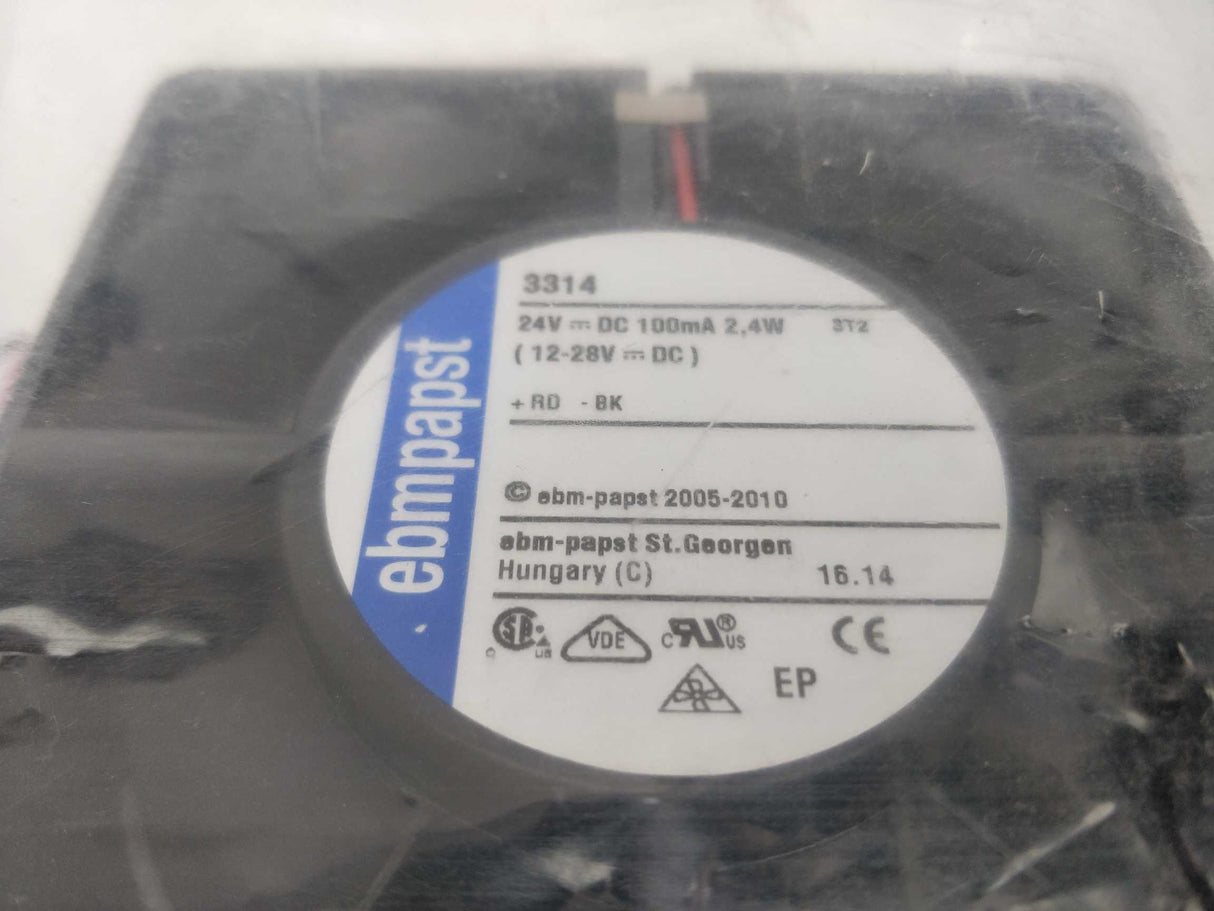 Ebmpapst 3314 Axial fan 24VDC 100mA 2.4W