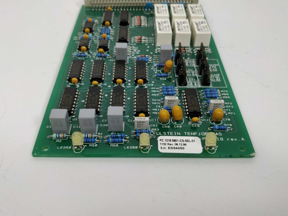 Ulstein Tenfjord PC10185801-CS-SEL-01 Rev:08.12.99 PCB board