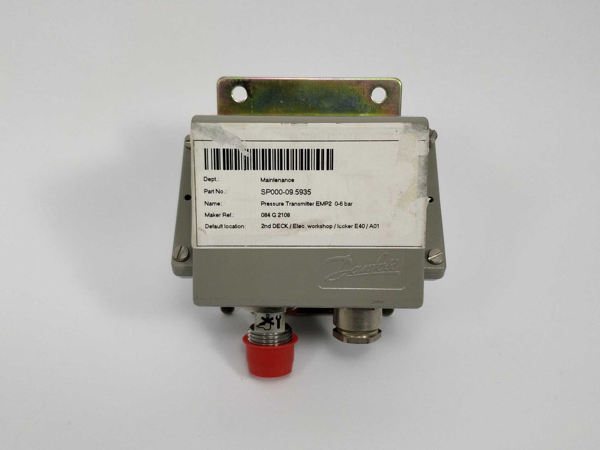 Danfoss 084G2108 EMP2 Pressure Transmitter 0-6bar, 4..20mA