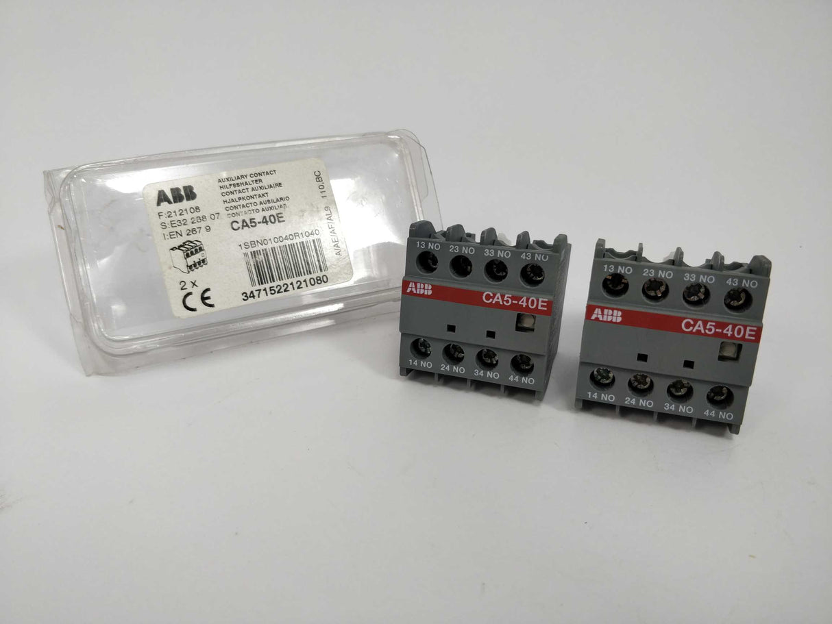 ABB 1SBN010040R1040 CA5-40E auxiliary contact 2pcs