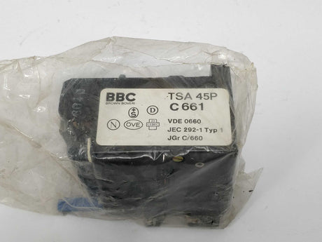 BBC  TSA 45P C 661 thermal overload relay