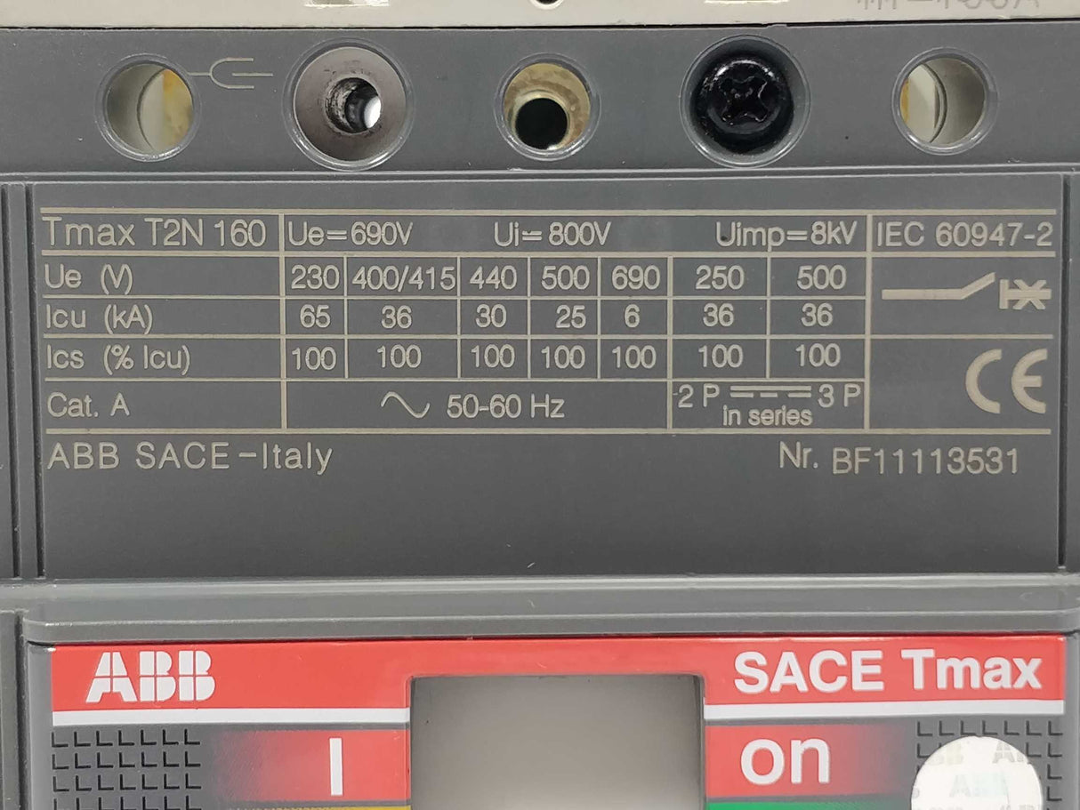 ABB Tmax T2N 160 Circuit breaker